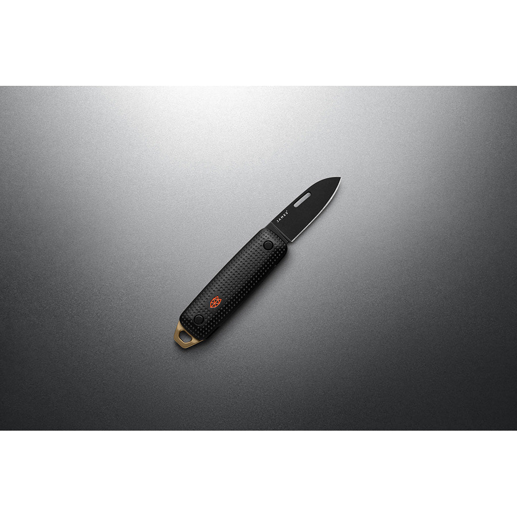 The Elko The James Brand KN132263-00 Pocket Knives One Size / Black/Fire