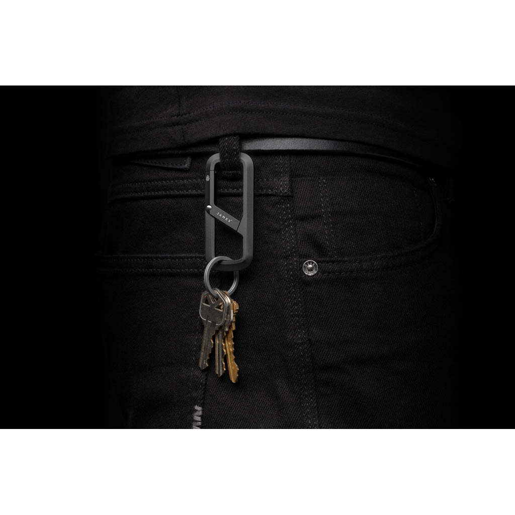 The Madison The James Brand ES216903-10 Keyrings One Size / Black