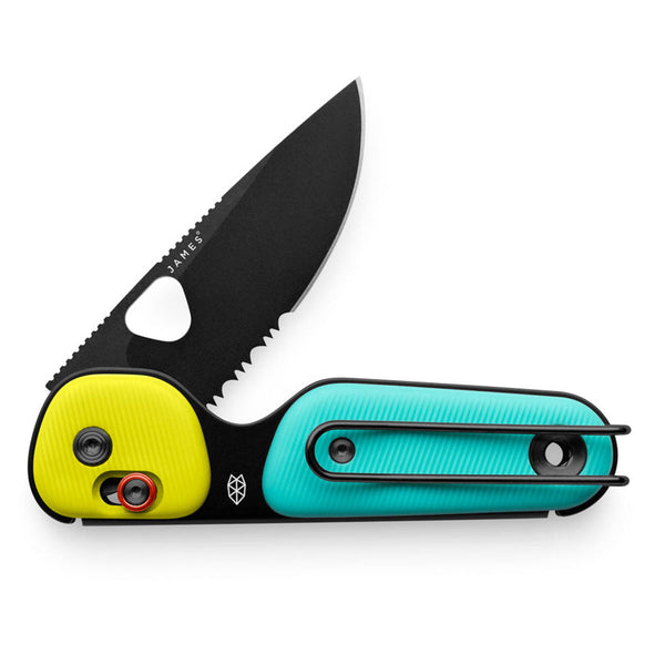 The Redstone The James Brand KN118191-01 Pocket Knives One Size / Neon / Turquoise / Black