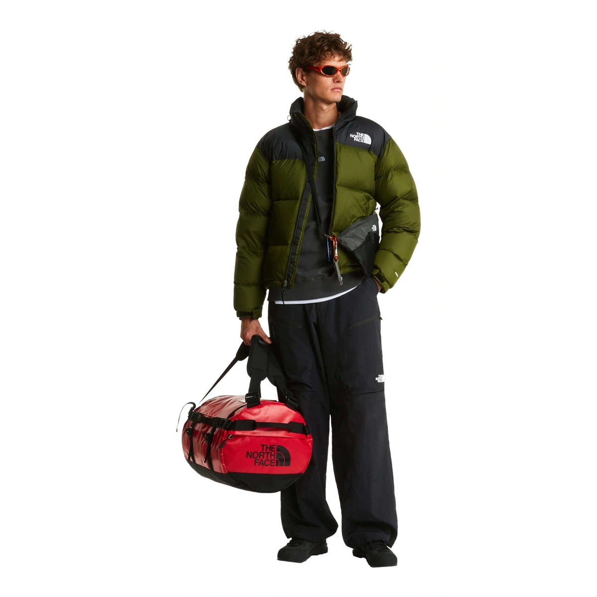 Base Camp Duffle - S The North Face NF0A52ST54A-OS Duffle Bags 50L / TNF Red/TNF Black/NPF