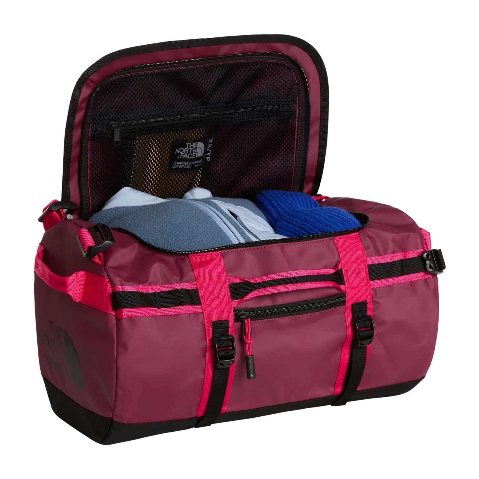 Base Camp Duffle - XS The North Face NF0A52SSWZ9-OS Duffle Bags 31L / Burgundy Crush/TNF Black/Lali Guran