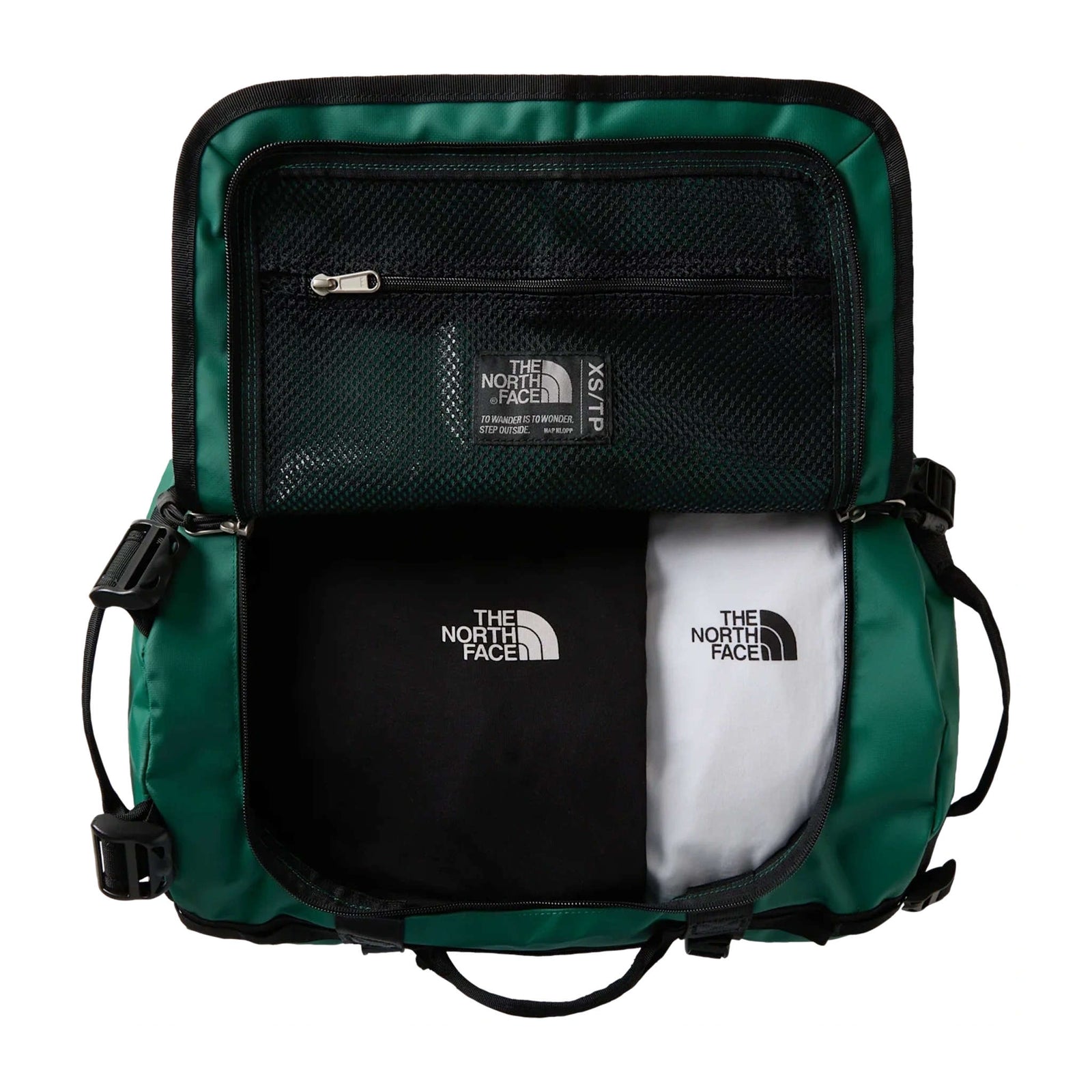 Base Camp Duffle - XS The North Face NF0A52SSS9W-OS Duffle Bags 31L / Evergreen/TNF Black