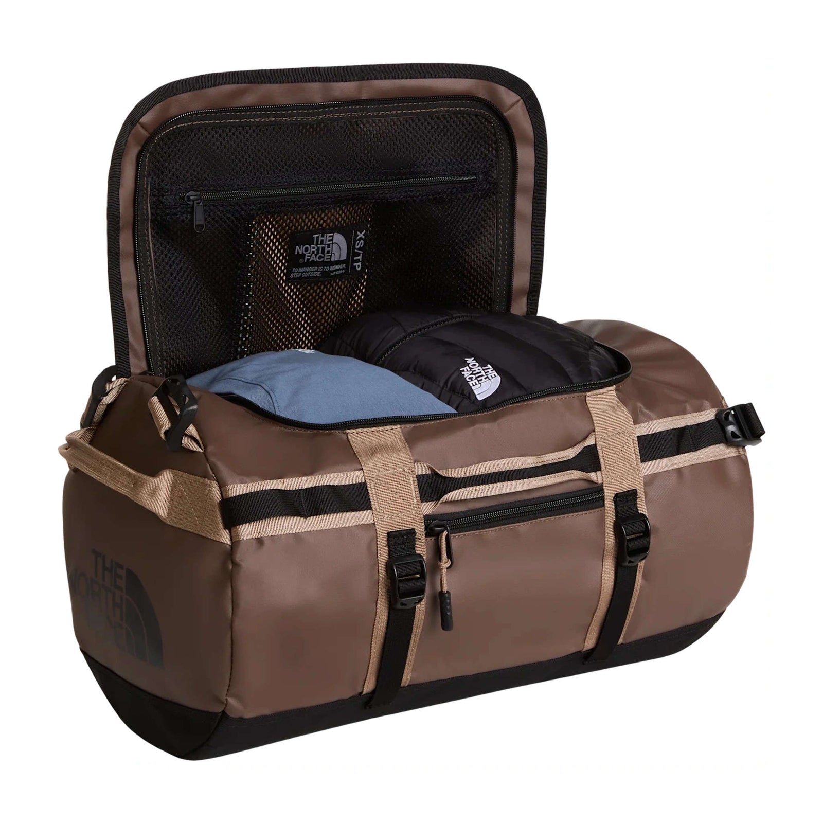 Base Camp Duffle - XS The North Face NF0A52SSXE7-OS Duffle Bags 31L / Smokey Brown/TNF Black/Garnet