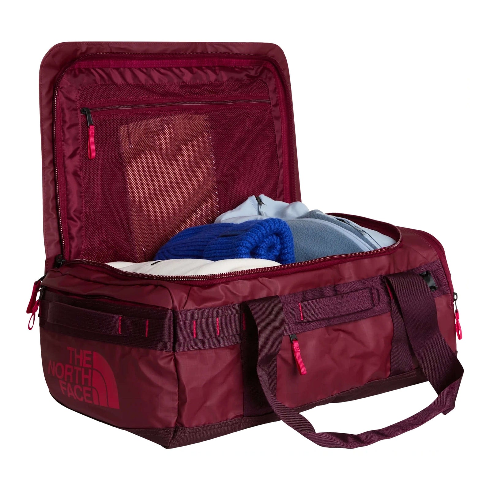 Base Camp Voyager Duffle The North Face NF0A52RQWWM-OS Duffle Bags 42L / Burgundy Crush/Deep Burgundy/Lali Guran