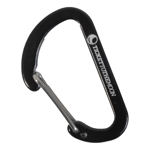 Aluminium Accessory Carabiners x8 Ticket To The Moon TMBINER03 Hammock Accessories One Size / Black