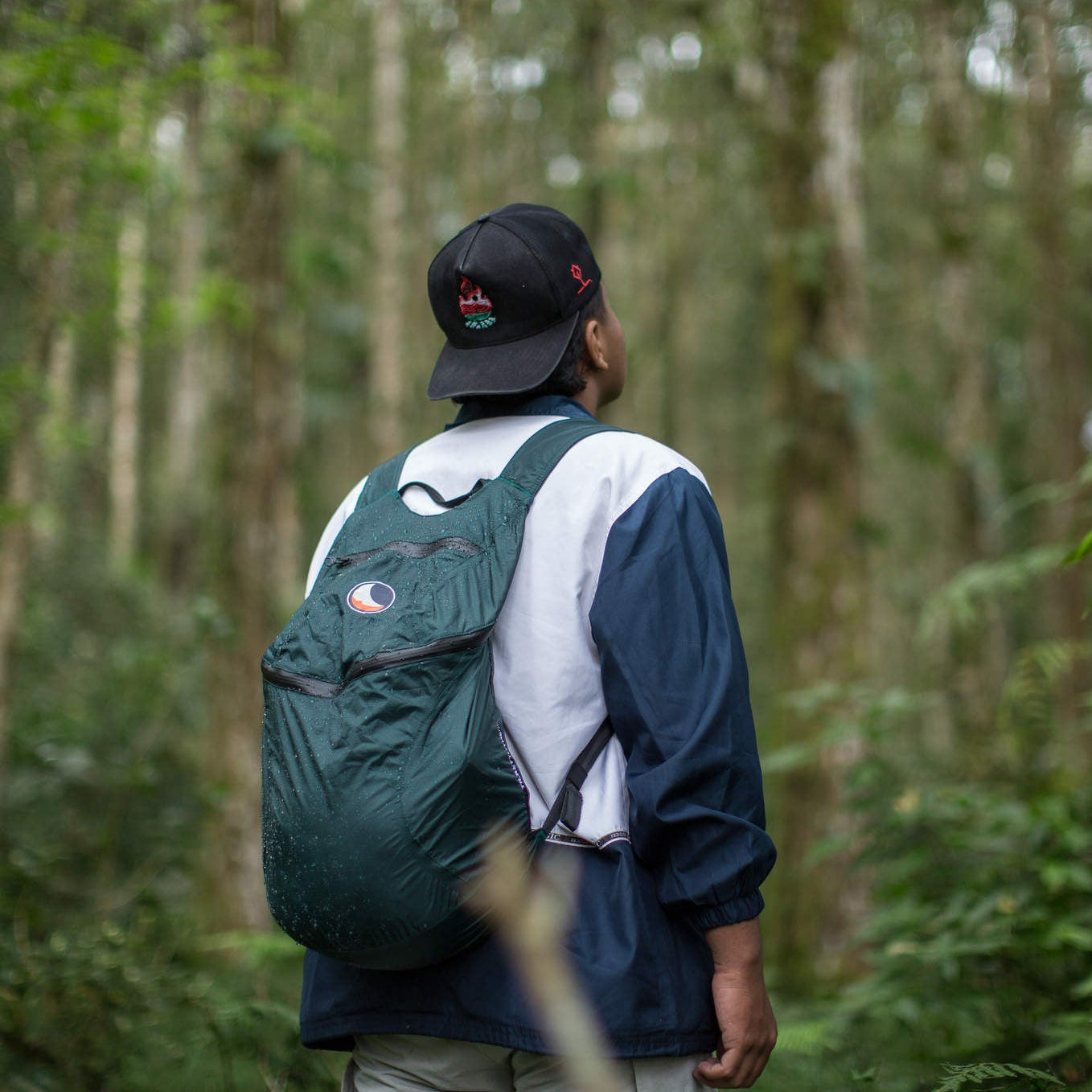 Backpack Plus | Water Resistant Ticket To The Moon TMPBPWR105 Backpacks 25L / Dark Green