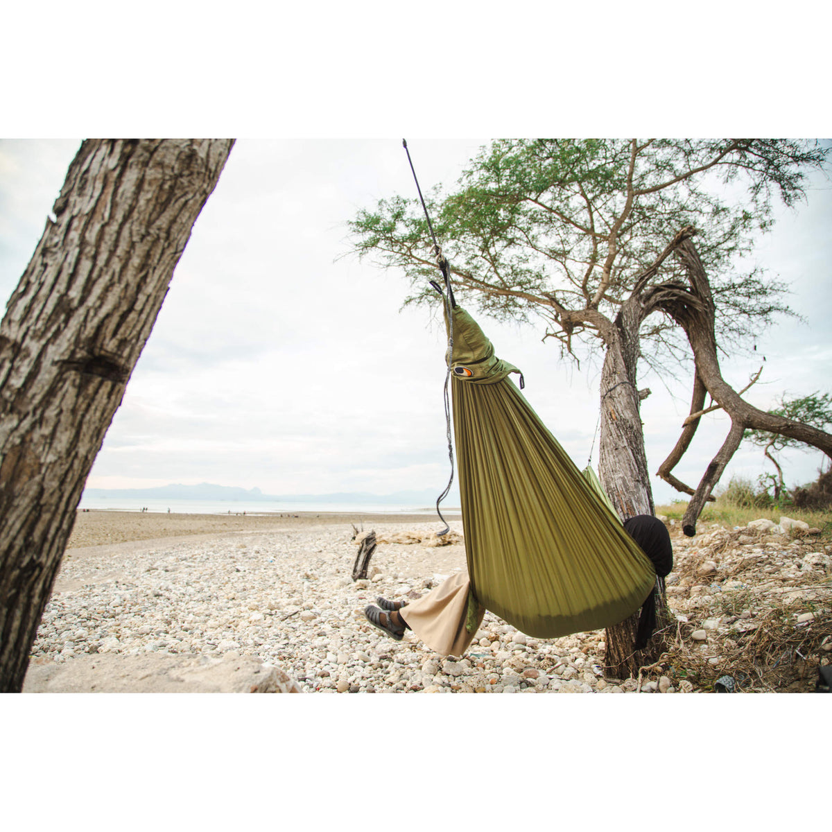 Compact Hammock Ticket To The Moon TMC85 Hammocks 320 x 155 cm / Leaf Green