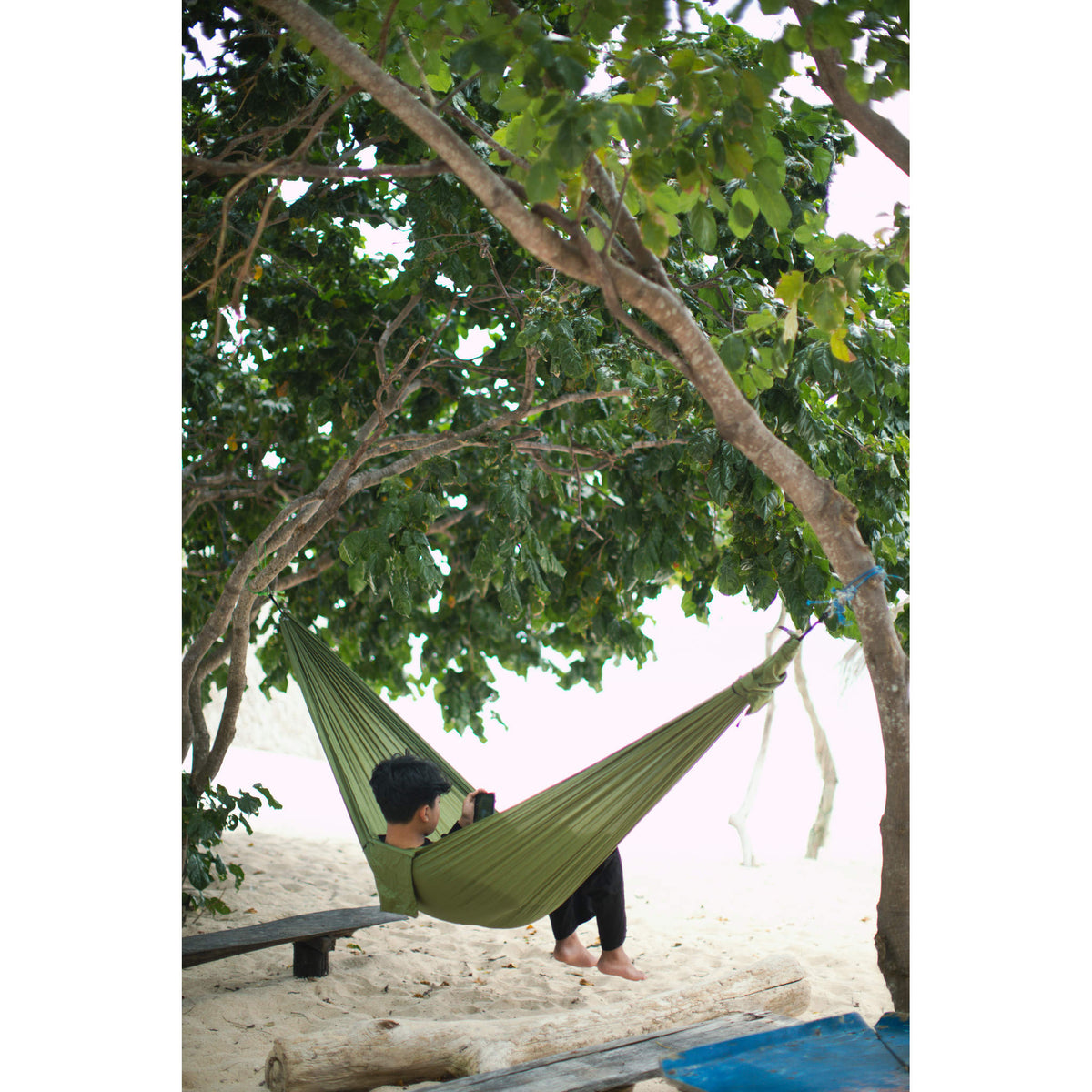 Compact Hammock Ticket To The Moon TMC85 Hammocks 320 x 155 cm / Leaf Green
