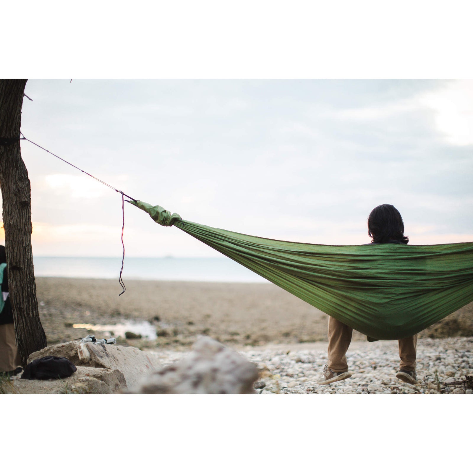 Compact Hammock Ticket To The Moon TMC85 Hammocks 320 x 155 cm / Leaf Green