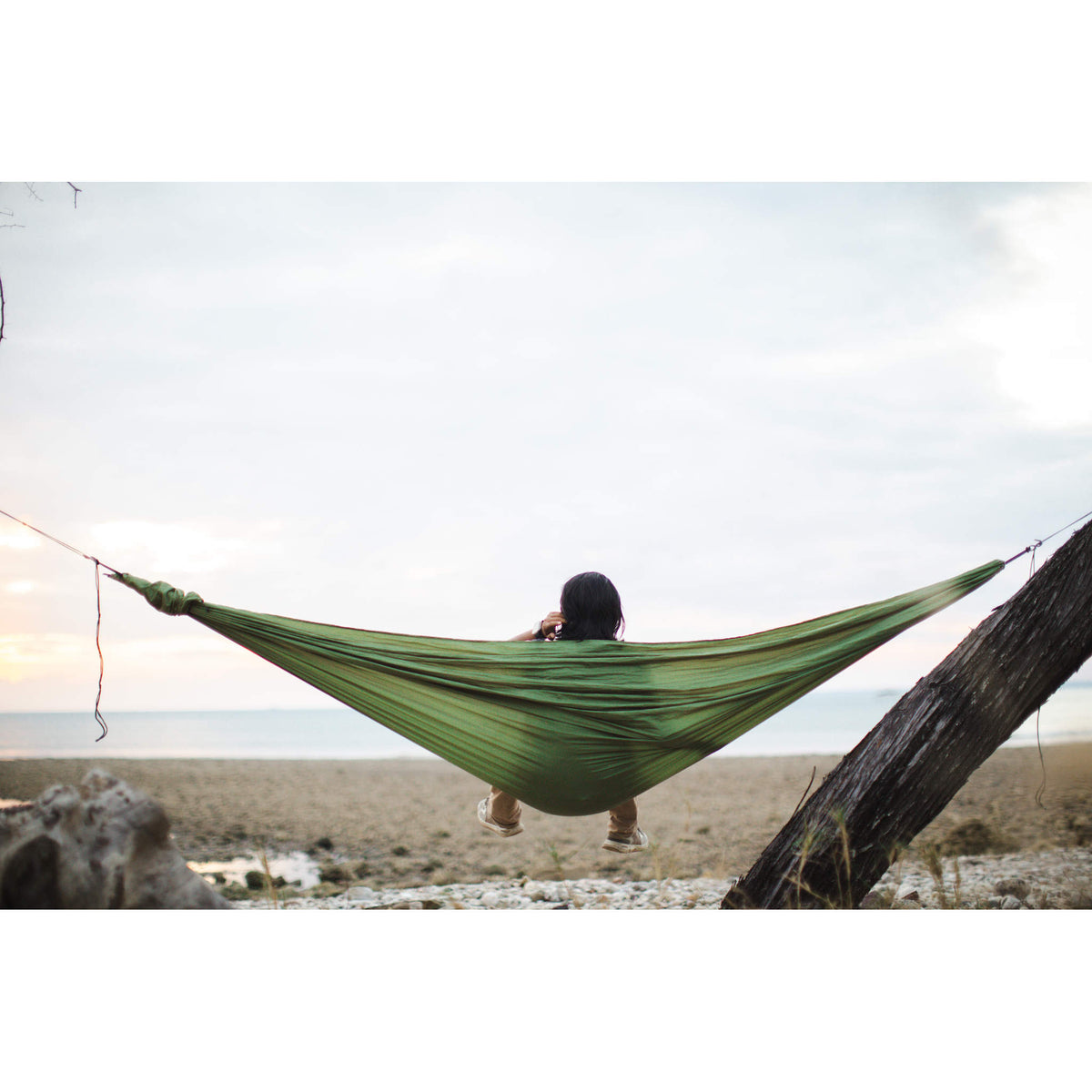 Compact Hammock Ticket To The Moon TMC85 Hammocks 320 x 155 cm / Leaf Green