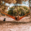 Honey Moon Hammock Ticket To The Moon TMHM3437 Hammocks 520 × 300cm / Burgundy/Dark Yellow