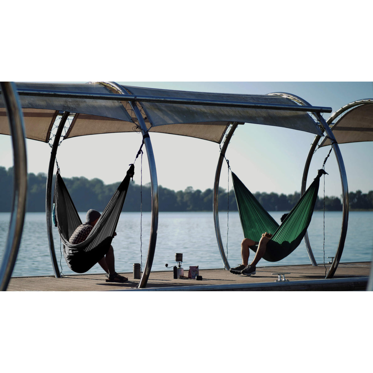 Lightest Hammock Ticket To The Moon TMLR54 Hammocks 320 x 140 cm / Grey