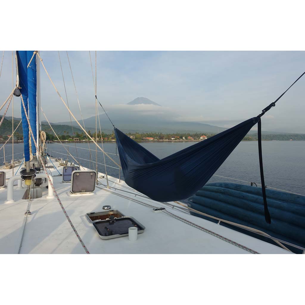 Lightest Hammock Ticket To The Moon TMLR52 Hammocks 320 x 140cm / Navy Blue