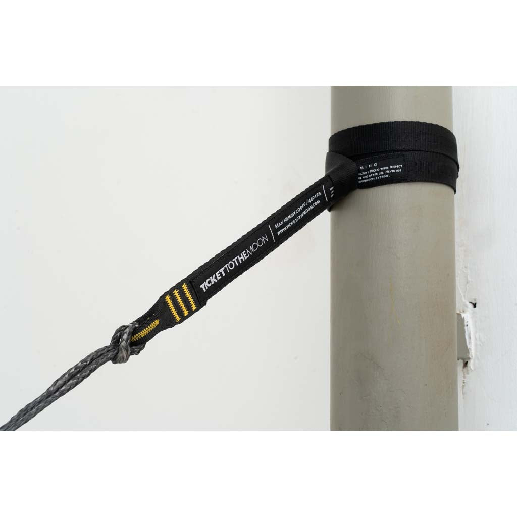 Lightest Straps (Set of 2) Ticket To The Moon TMLSTRAP Hammock Accessories One Size / Black/Green