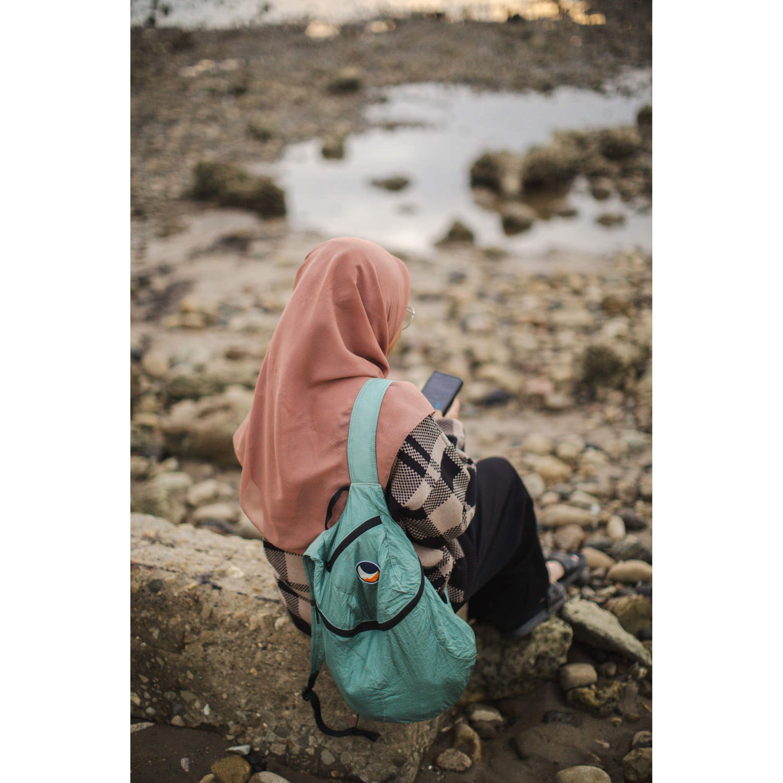 Mini Backpack | Premium Ticket To The Moon TMMBPR4242 Backpacks 15L / Ice Blue