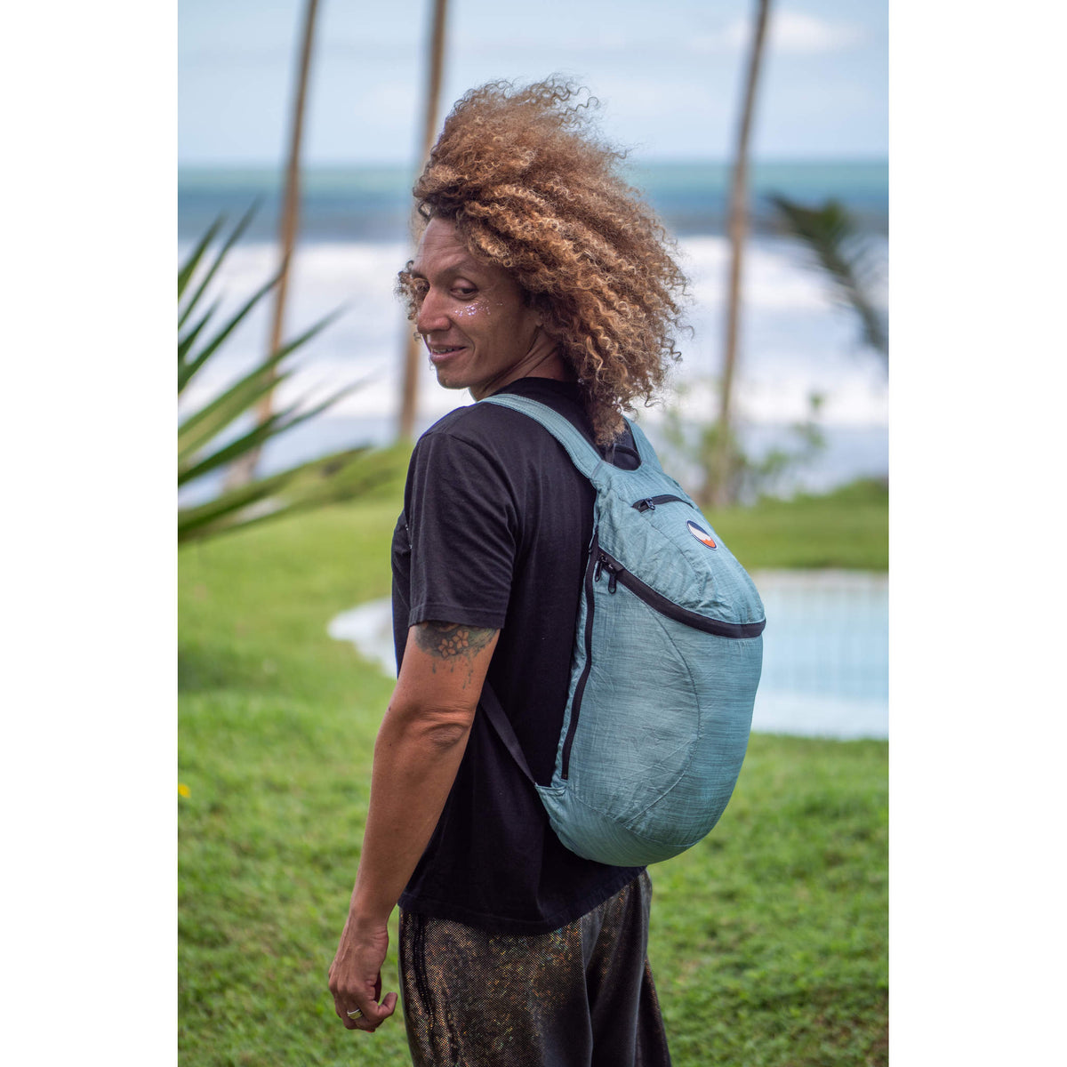 Mini Backpack | Premium Ticket To The Moon TMMBPR4242 Backpacks 15L / Ice Blue