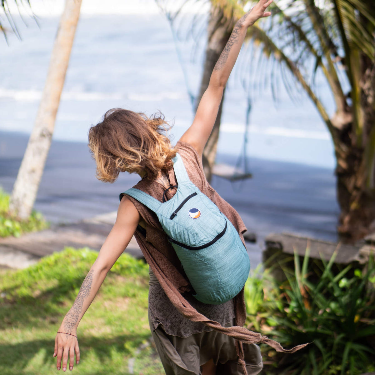 Mini Backpack | Premium Ticket To The Moon TMMBPR4242 Backpacks 15L / Ice Blue