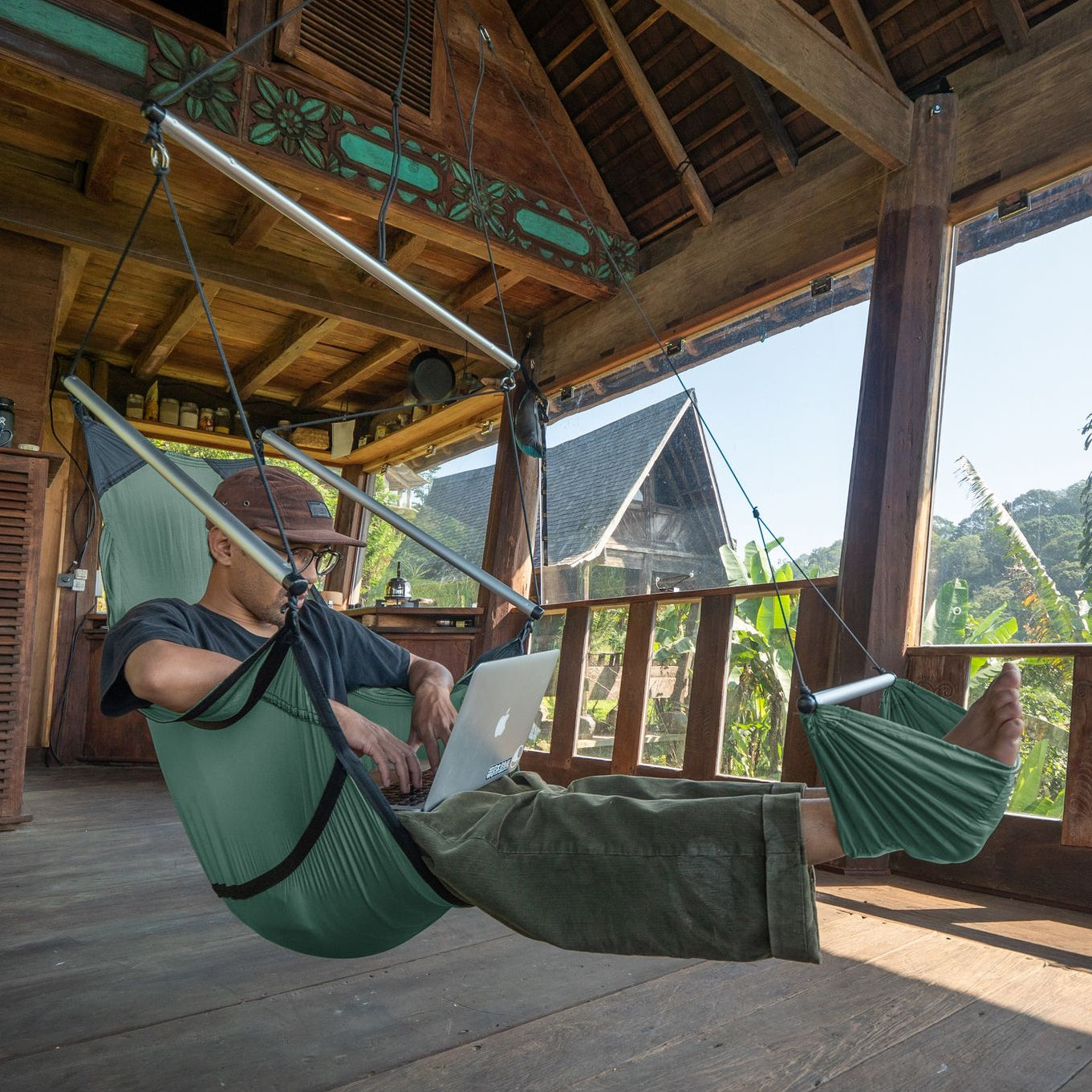 Moon Chair Ticket To The Moon TMMC89 Hammocks One Size / Petrol Green