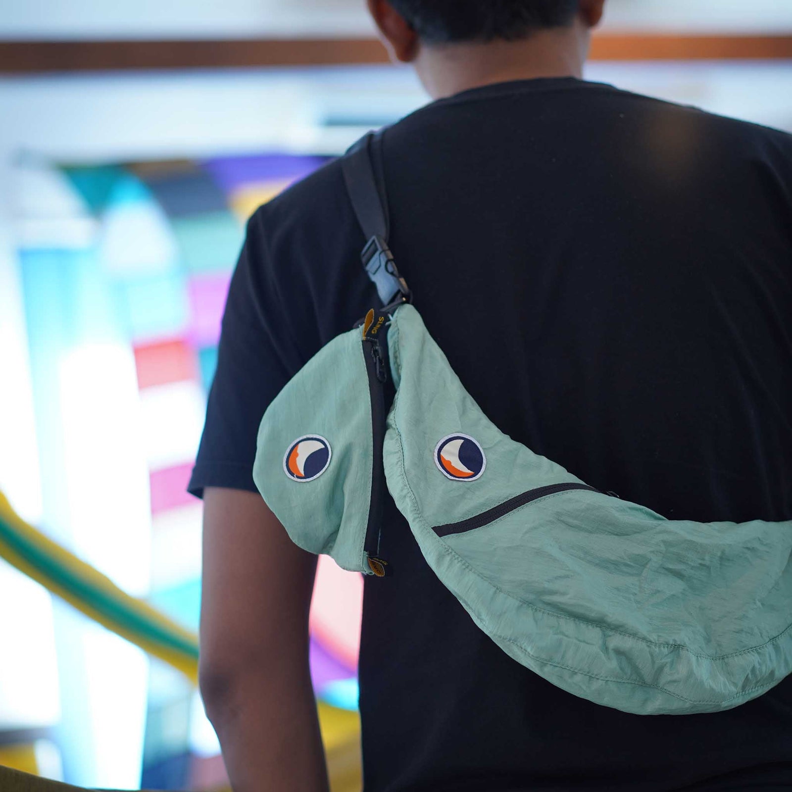 Sling Bag Basic Ticket To The Moon TMSLBB73 Sling Bags One Size / Jade Green