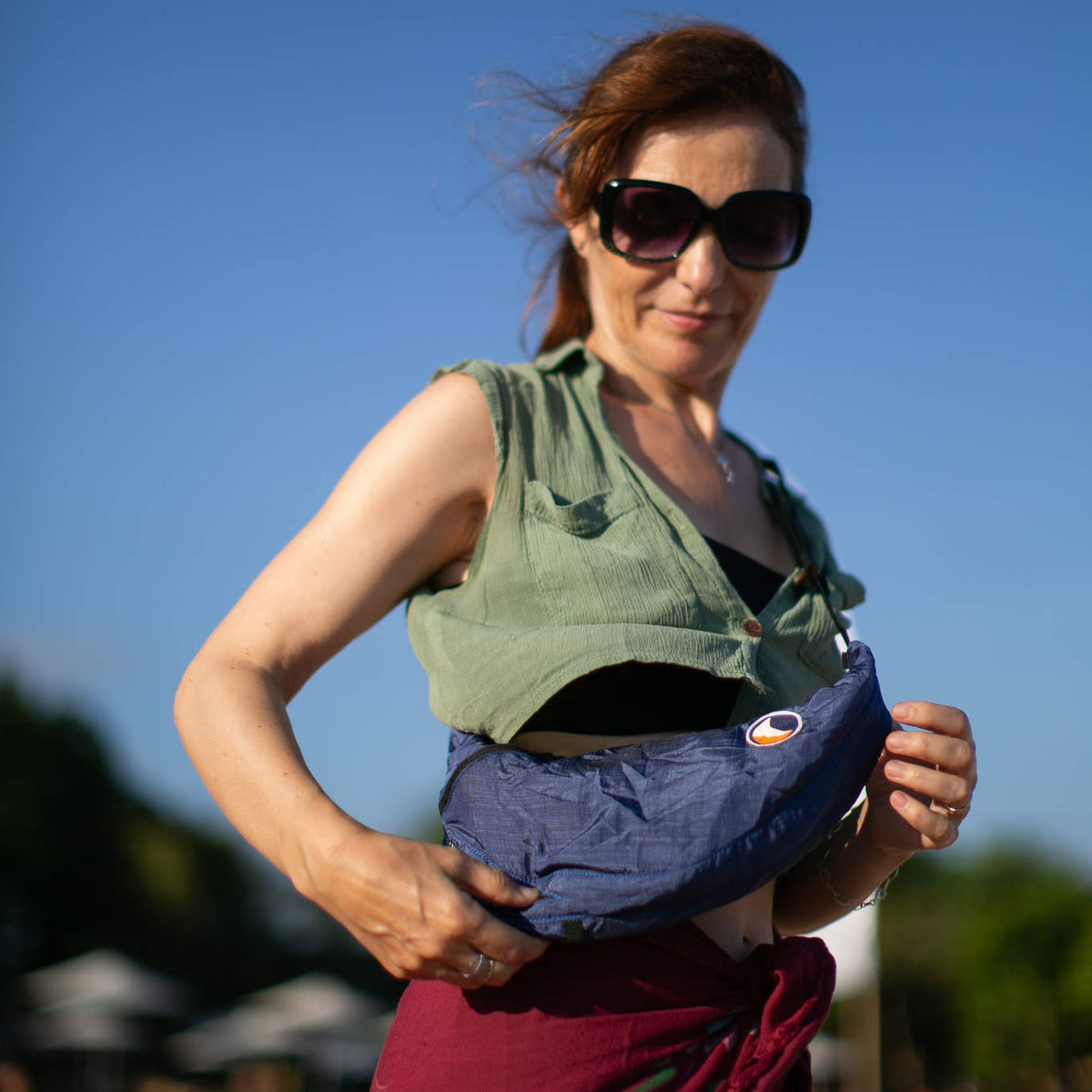 Sling Bag | Premium Ticket To The Moon TMSLBPR48 Sling Bags One Size / Deep Blue