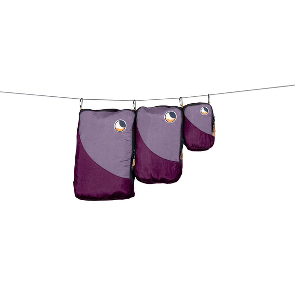 Travel Cube Ticket To The Moon TMTCSET7887 Packing Cubes Set of 3 / Plum/Lavender