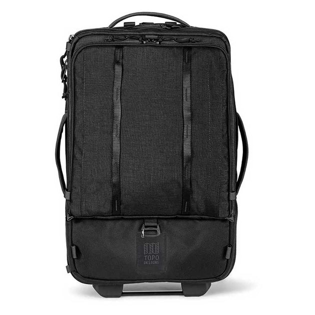 Global Travel Bag Roller Topo Designs 932421001000 Wheeled Duffle Bags 44L / Black/Black