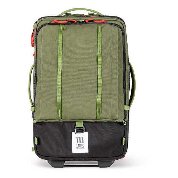 Global Travel Bag Roller Topo Designs 932421303000 Wheeled Duffle Bags 44L / Olive/Olive