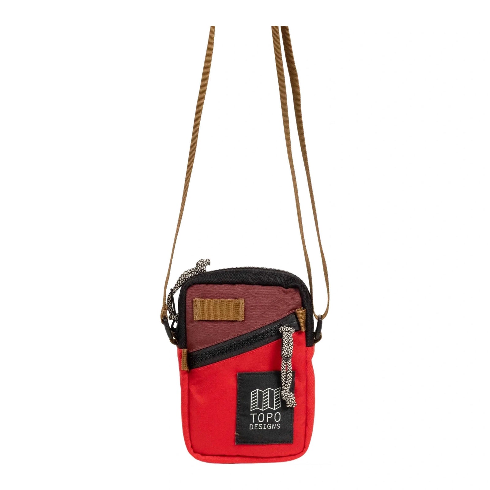 Mini Shoulder Bag Topo Designs 932424613000 Crossbody Bags One Size / Maroon/Salsa