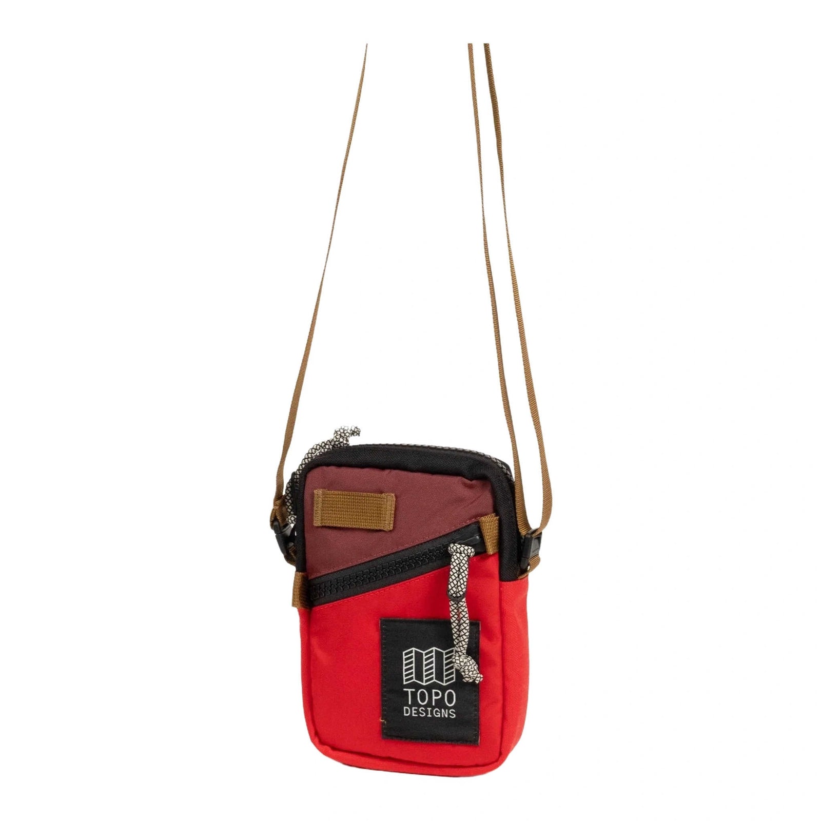 Mini Shoulder Bag Topo Designs 932424613000 Crossbody Bags One Size / Maroon/Salsa