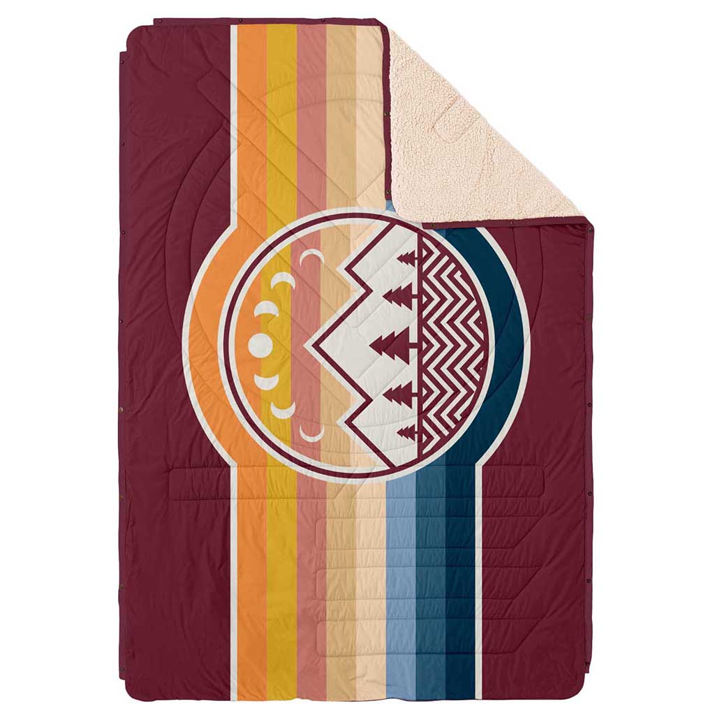 Voited CloudTouch Pillow Blanket Camp Blanket Camp Vibes Berry