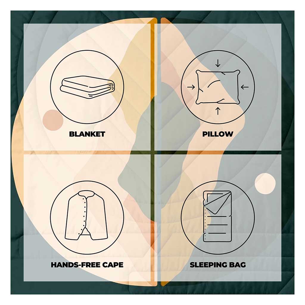 CloudTouch Blanket Voited V21UN03BLCTCDNI Blankets One Size / Day & Night