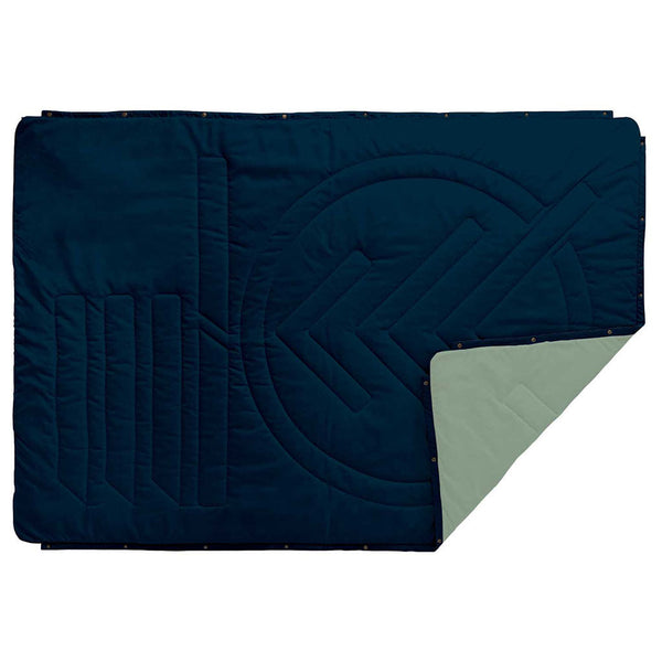 Ripstop Pillow Blanket Voited V21UN03BLPBCNVG Blankets One Size / Ocean Navy/Cameo Green