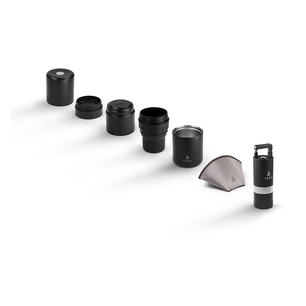 Nest Pour-Over Kit + Java G25 Grinder Gift Set VSSL B145000-000 Coffee Makers One Size / Black