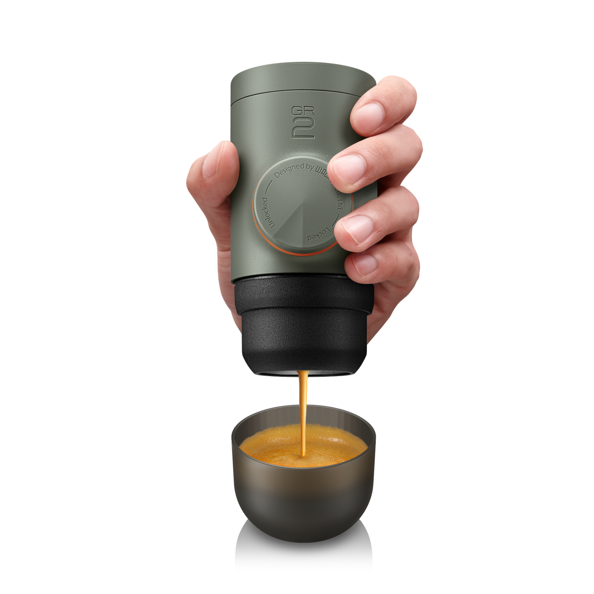 Minipresso GR2 Wacaco 4897066230955 Coffee Makers One Size / Gray Olive