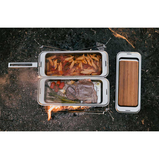 Wolf and Grizzly | Grill & Cook Set Combo | Portable Grill Cookset