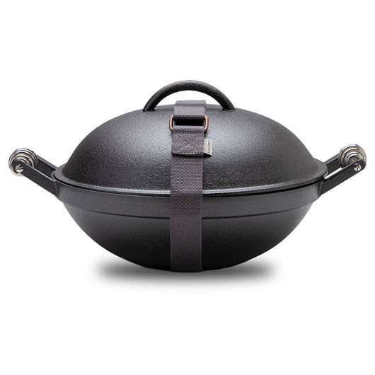 Barebones Living Cast Iron Flat Pan in Matte Black