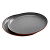 Enamel Plates | Set of 2 Barebones Living CKW-358 Plates One Size / Slate Grey