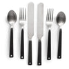 Polished Flatware | Set of 2 Barebones Living CKW-360 Cutlery Sets One Size / Slate Grey