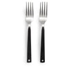 Polished Flatware | Set of 2 Barebones Living CKW-360 Cutlery Sets One Size / Slate Grey