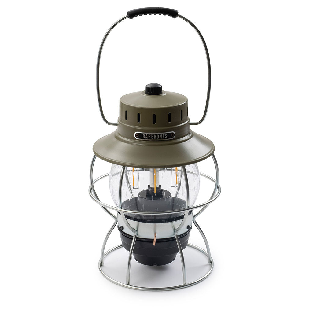Railroad Lantern Barebones Living LIV-281 Lanterns One Size / Olive Drab