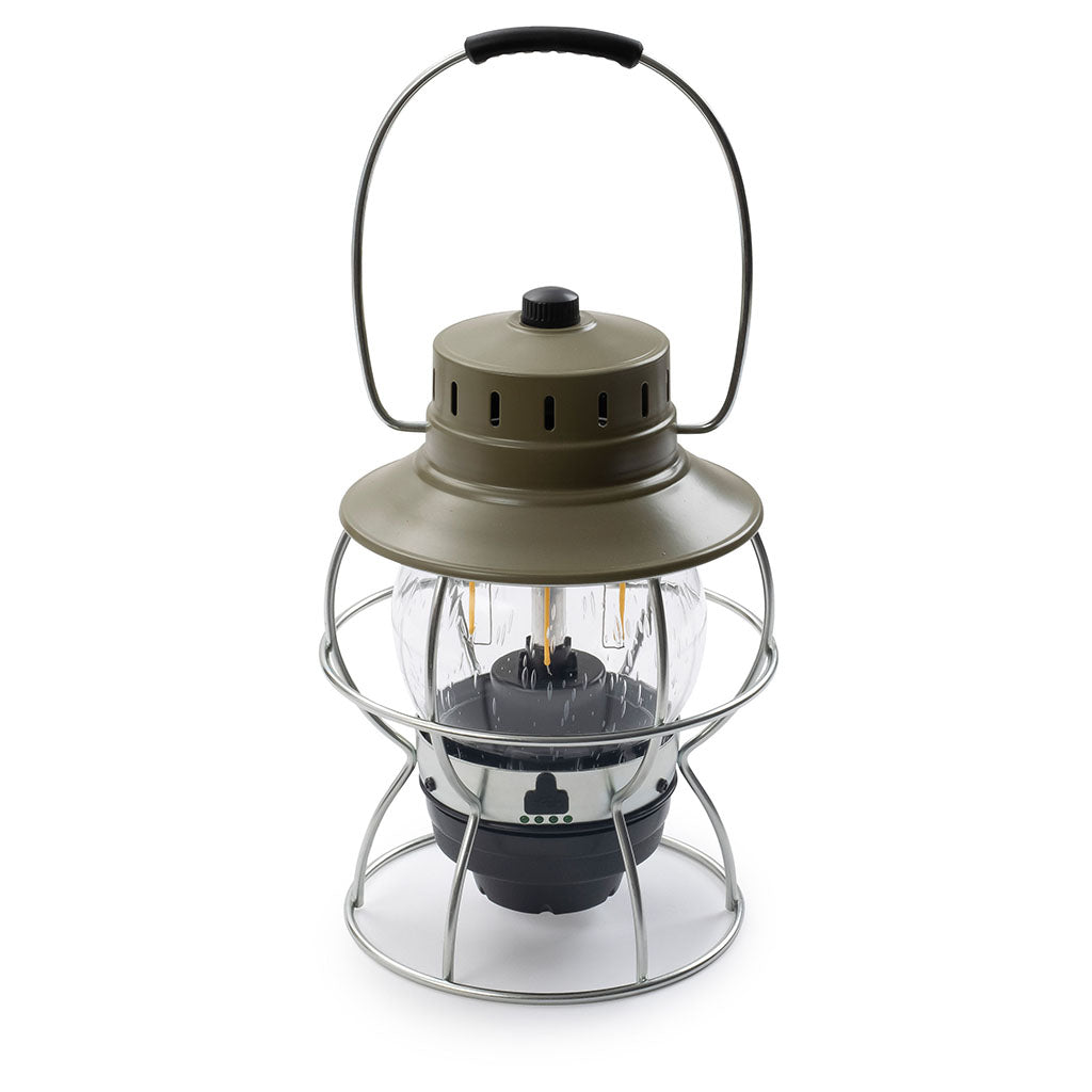 Railroad Lantern Barebones Living LIV-281 Lanterns One Size / Olive Drab