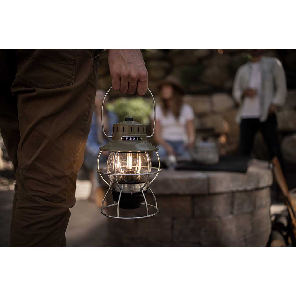 Railroad Lantern Barebones Living LIV-281 Lanterns One Size / Olive Drab