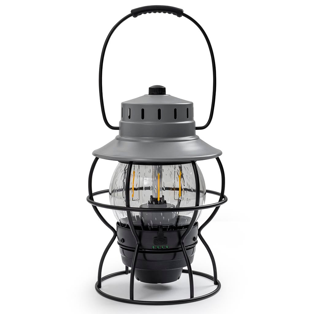 Railroad Lantern Barebones Living LIV-282 Lanterns One Size / Slate Grey
