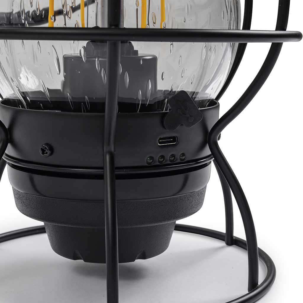 Railroad Lantern Barebones Living LIV-282 Lanterns One Size / Slate Grey