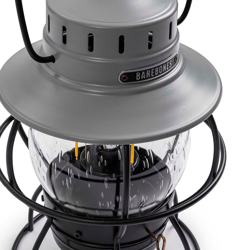 Railroad Lantern Barebones Living LIV-282 Lanterns One Size / Slate Grey