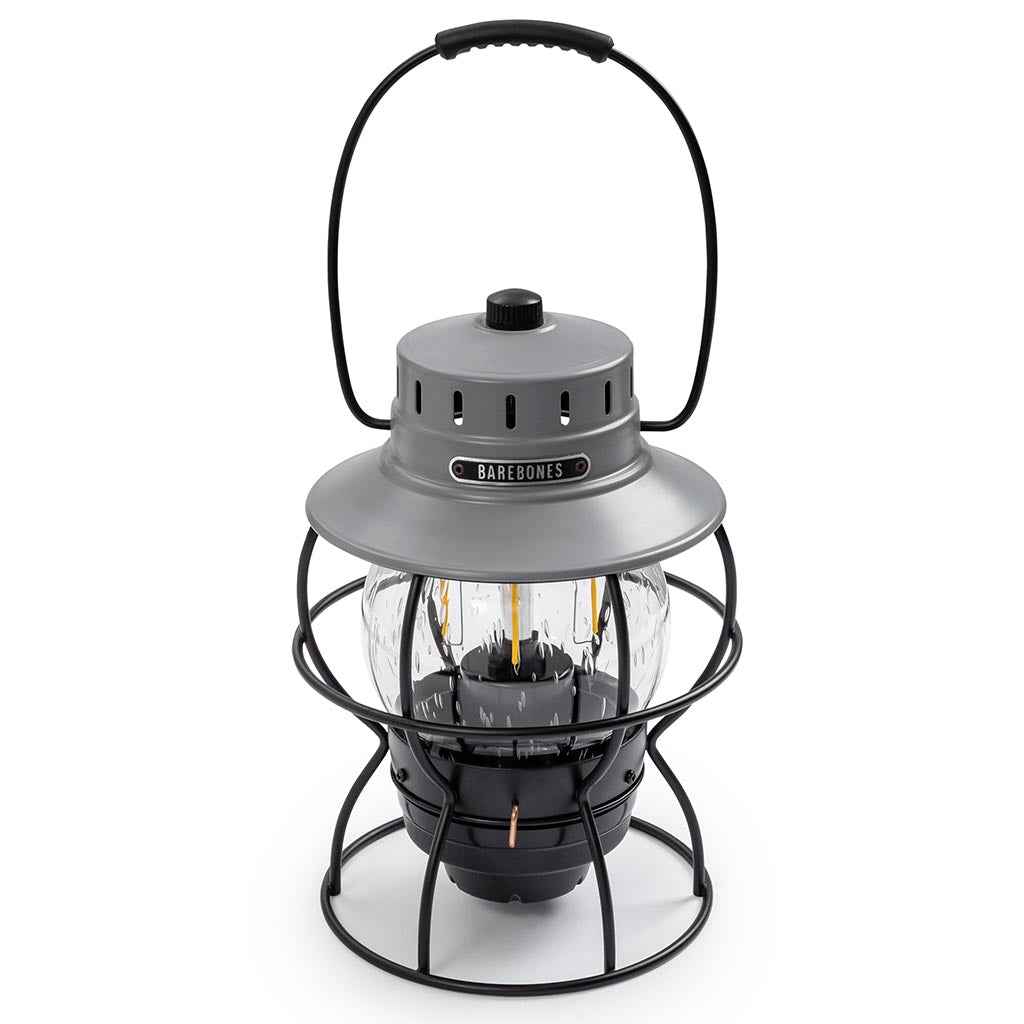 Railroad Lantern Barebones Living LIV-282 Lanterns One Size / Slate Grey