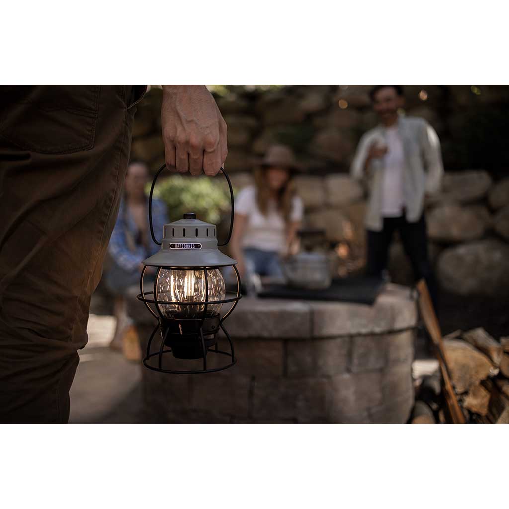 Railroad Lantern Barebones Living LIV-282 Lanterns One Size / Slate Grey