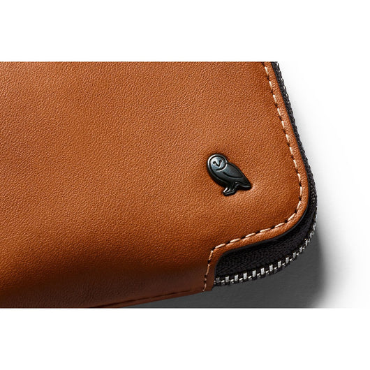 Bellroy | Card Pocket | Zip Around Wallet w/ Coin Pocket | Caramel