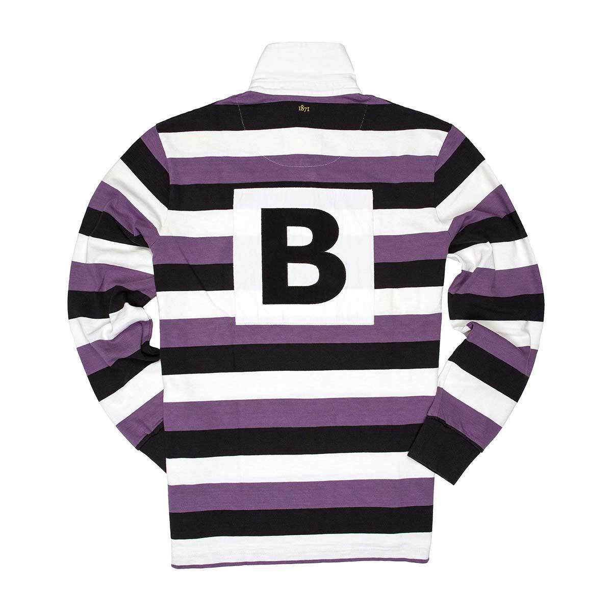 Belsize Park 1871 Rugby Shirt Black & Blue 1871 Shirts - Rugby Shirts