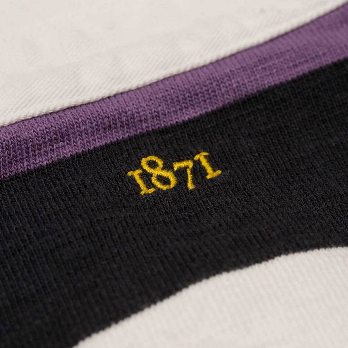 Belsize Park 1871 Rugby Shirt Black & Blue 1871 Shirts - Rugby Shirts